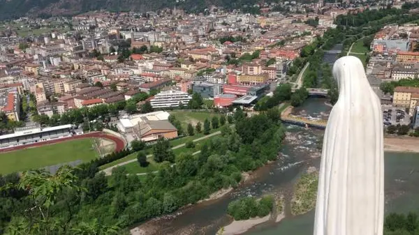 Bolzano, giallo sul Virgolo: sparita la statua della Madonnina