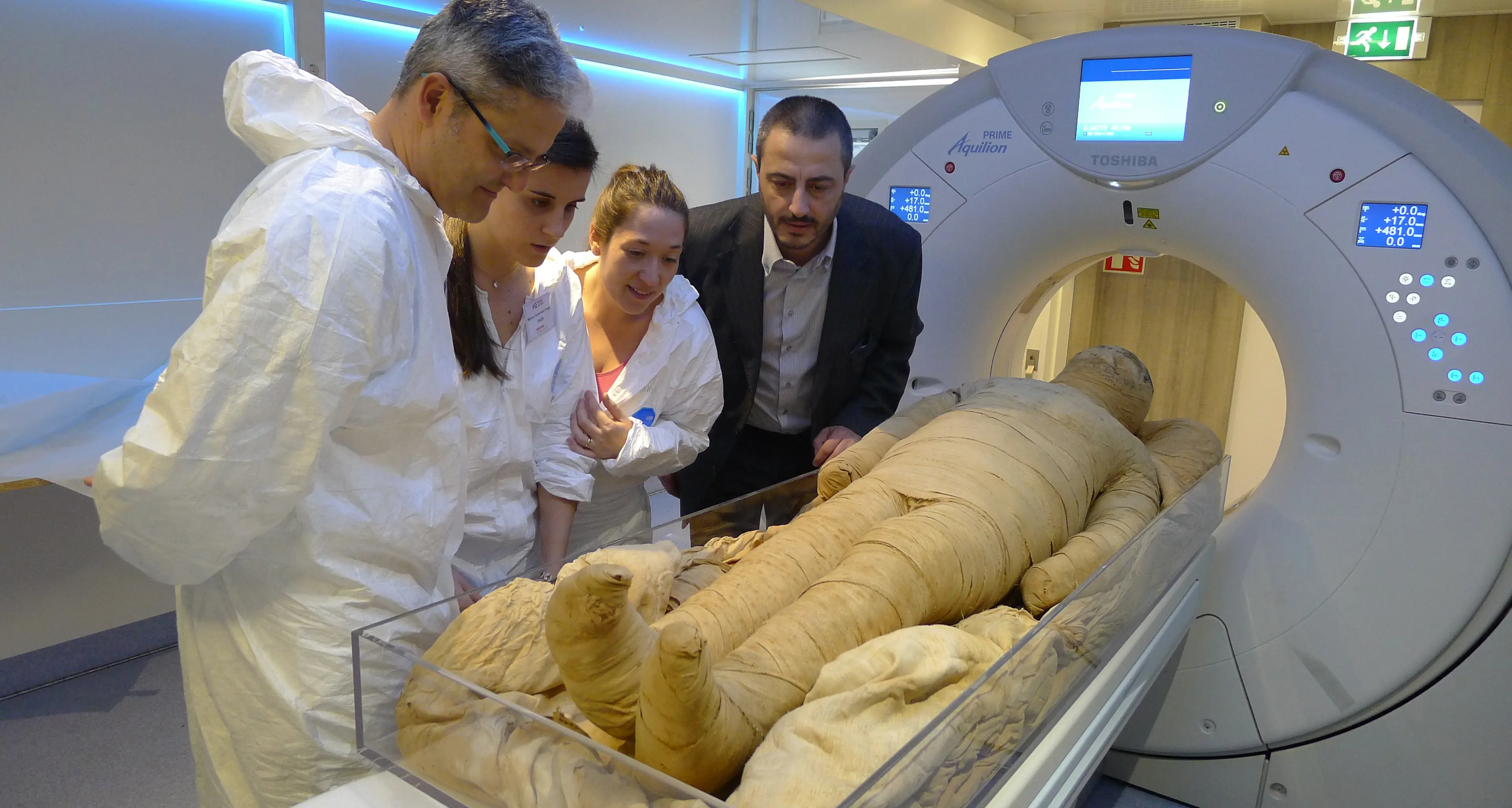 Una Tac mobile firmata Eurac per le mummie del Museo Egizio