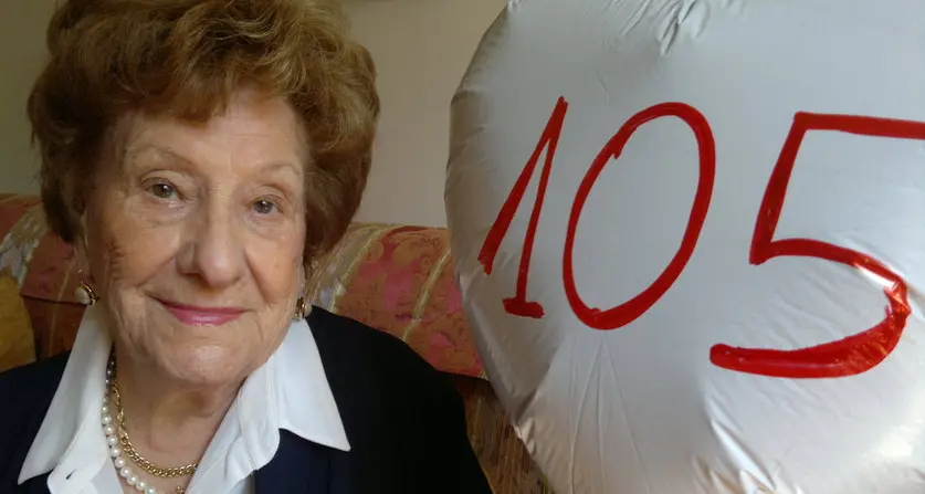 Rina Vidotto, 105 anni col sorriso e non sentirli