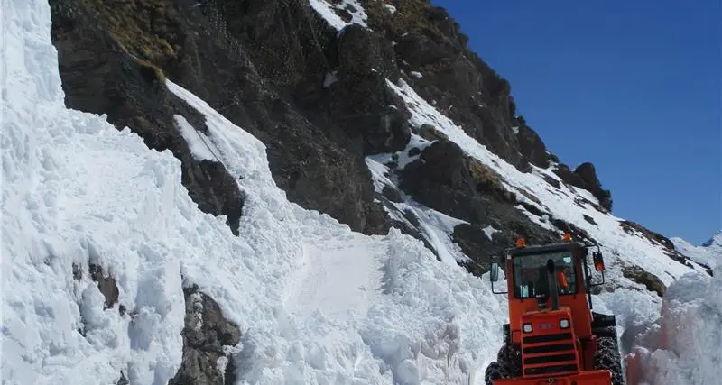 Passo Stelvio libero dalla neve per il Giro d'Italia