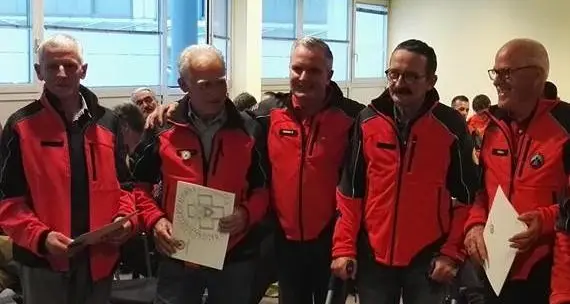 Il Soccorso Alpino premia i soci emeriti over 75