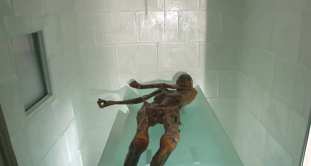 In cella frigorifera insieme ad Ötzi