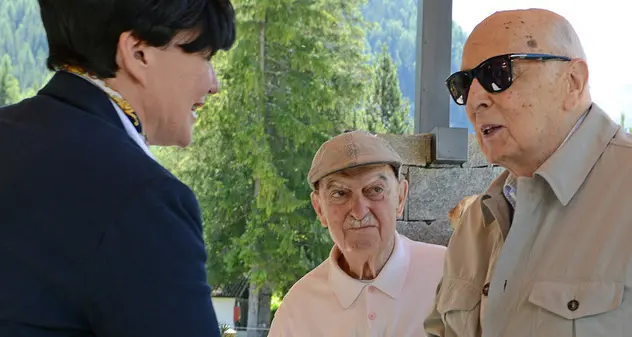 Napolitano torna in ferie in Alto Adige