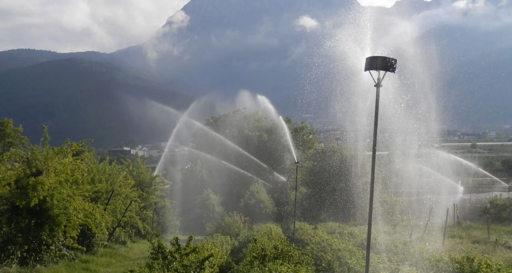 Siccità: irrigazione vietata di giorno in Alto Adige