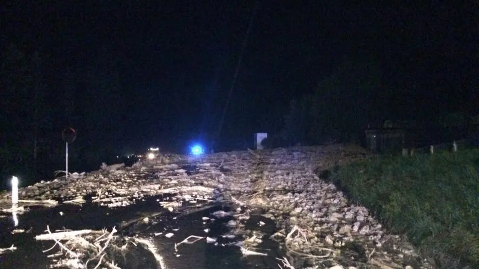 Violento temporale sulla Pusteria: gravi danni, frane e strade chiuse