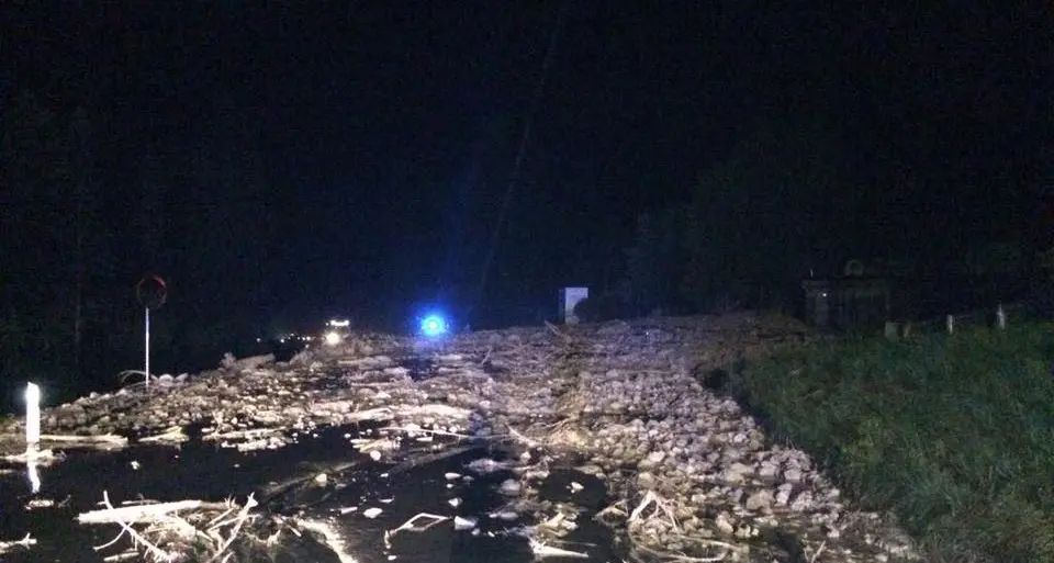 Violento temporale sulla Pusteria: gravi danni, frane e strade chiuse