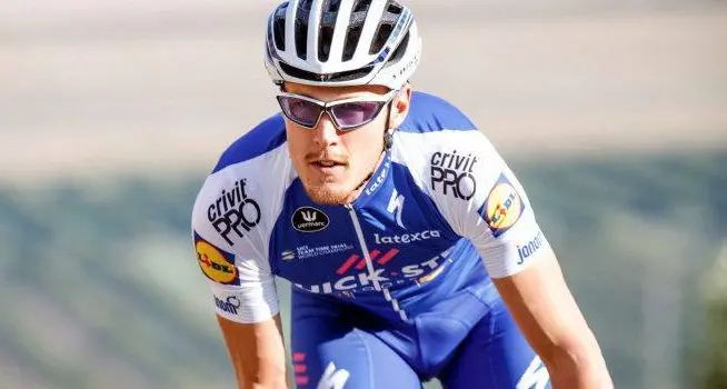 Matteo Trentin in corsa alla Vuelta