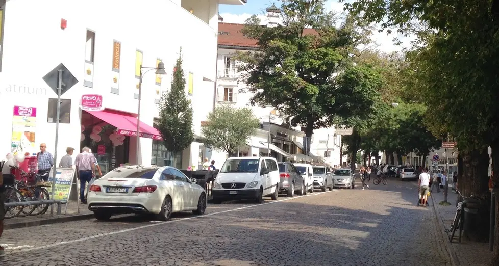 Una zona pedonale «privilegiata» nelle vie del centro