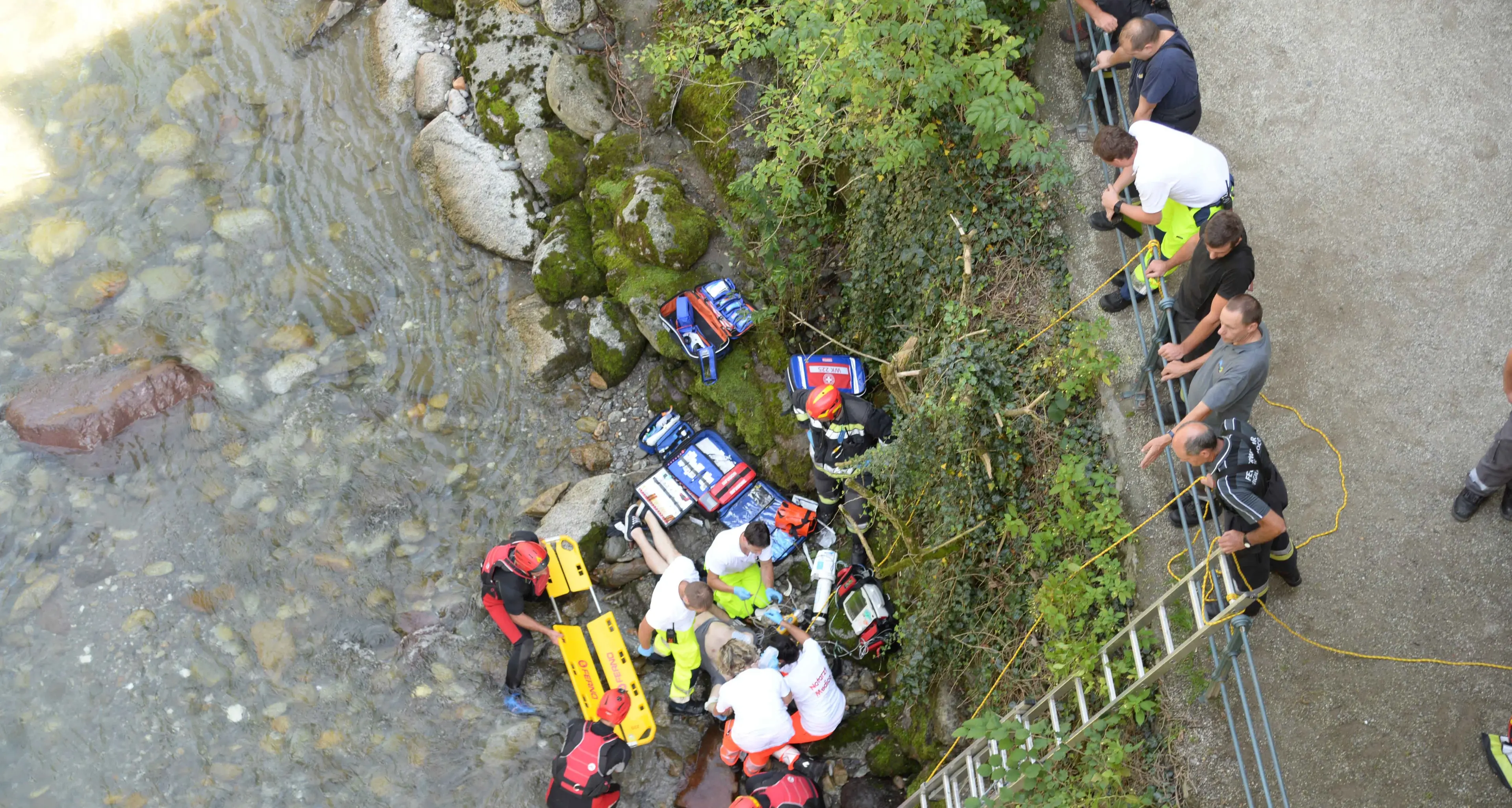 Merano, salvato dalle acque del Passirio