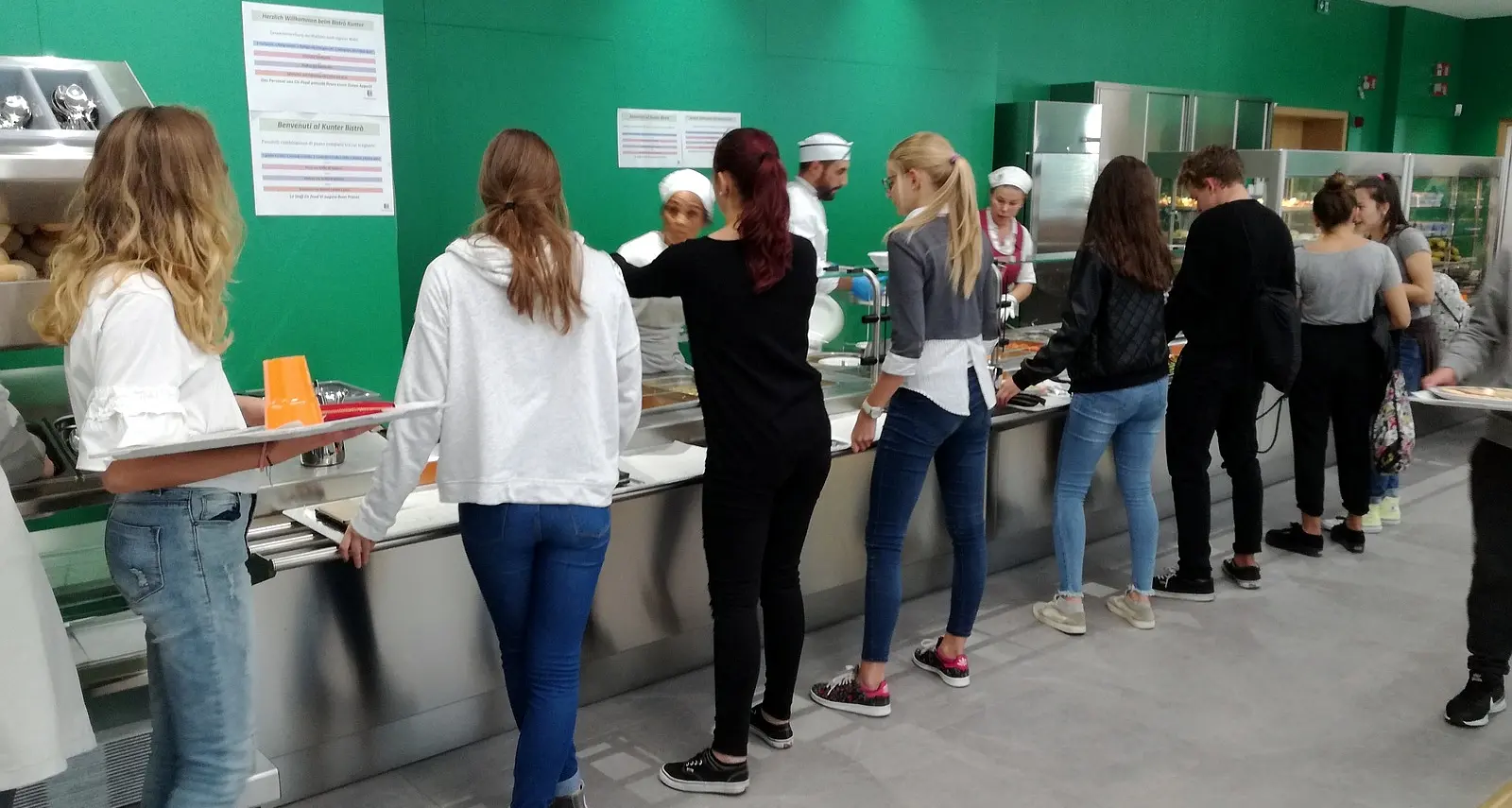 Scuola, con la mensa a «chilometri zero» iscritti raddoppiati