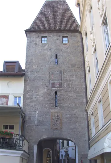 Merano, Porta Bolzano in fase di restauro