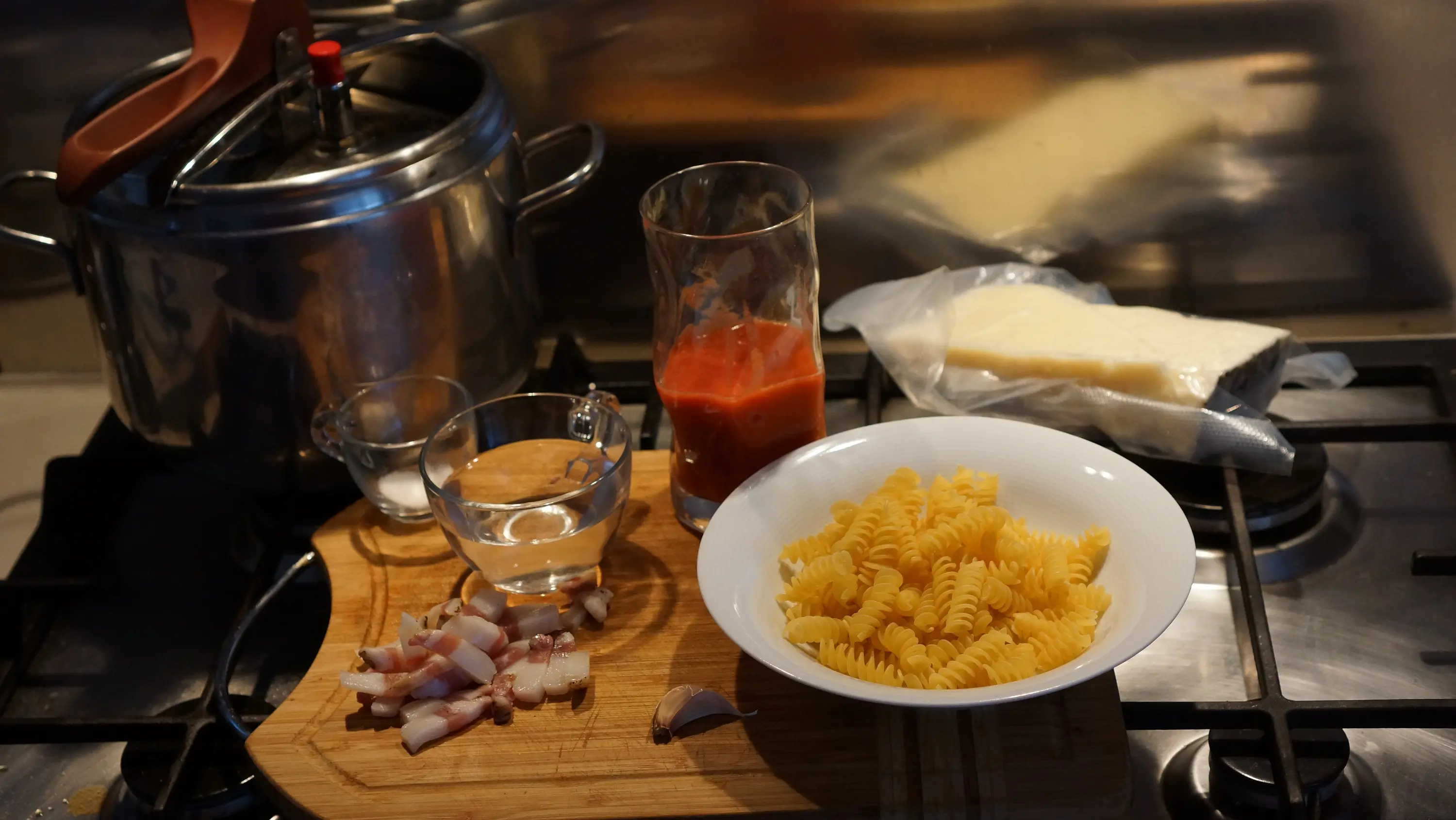 amatriciana in pressione
