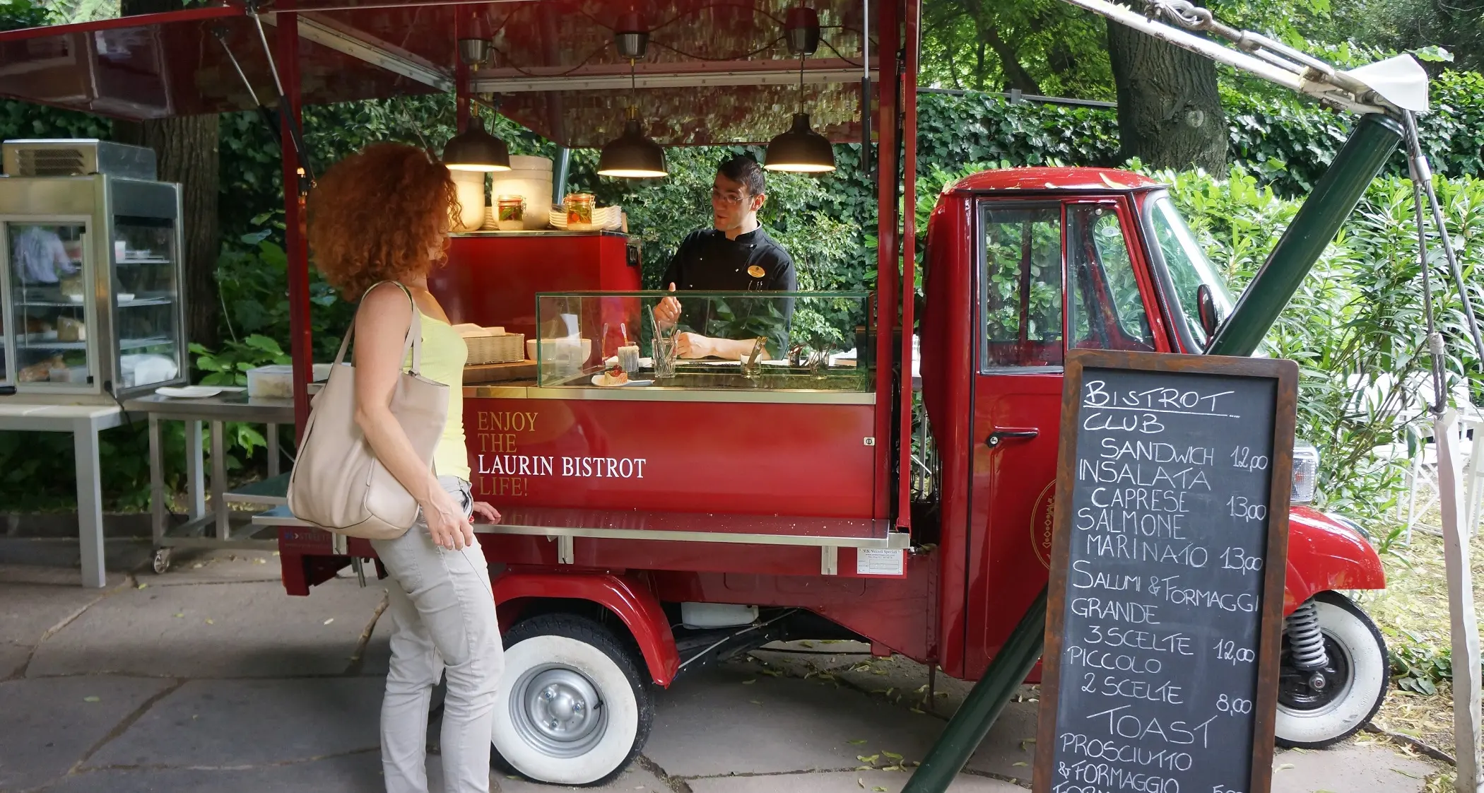 Dall'ApeScheria all'Ape Gourmet: il nuovo fenomeno sbarca anche al Laurin