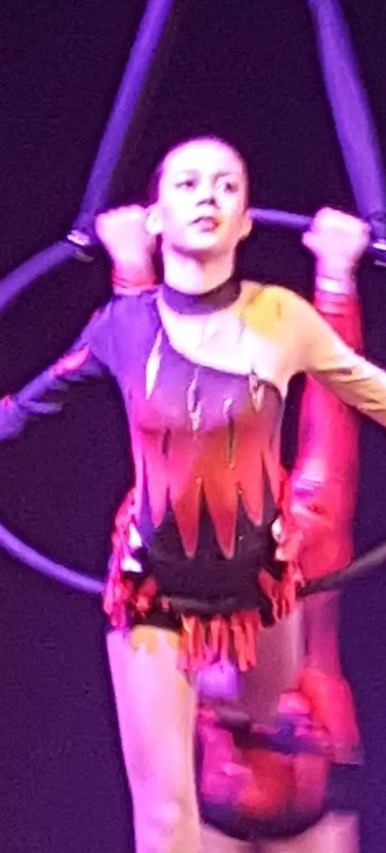 Le altoatesine volteggiano bene nell’Aerial Hoop