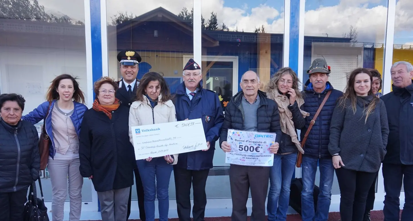 Chiusa, mano tesa ad Amatrice