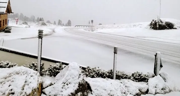 È arrivata la neve sopra i mille metri