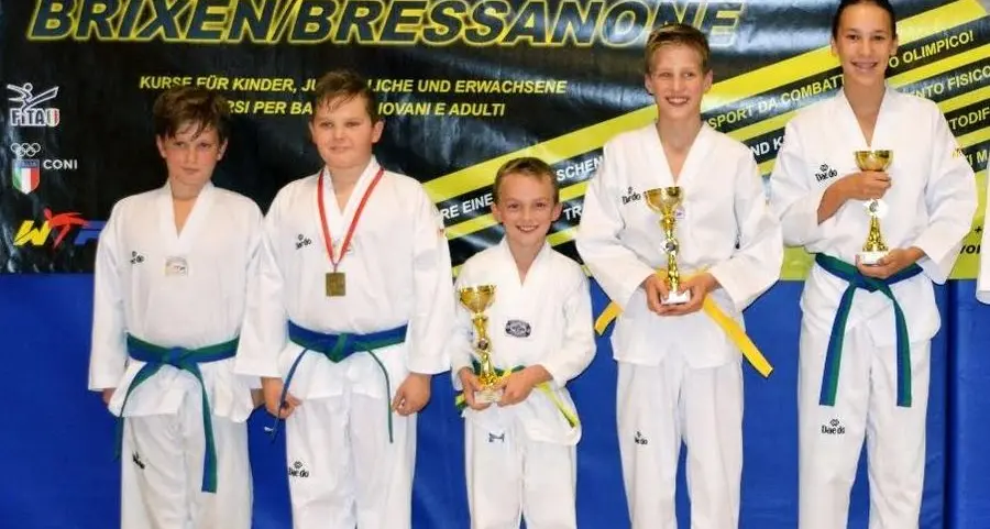 Trionfi internazionali per i brissinesi del taekwondo