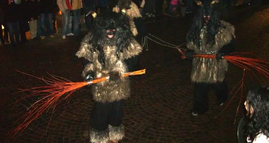 La sfilata dei Krampus in centro