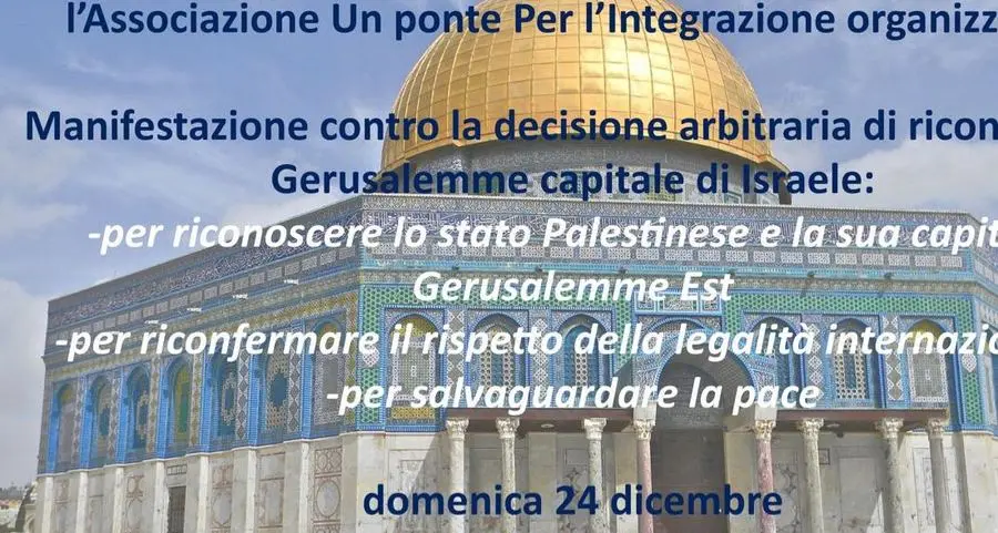 Gerusalemme capitale, sit-in islamico la Vigilia