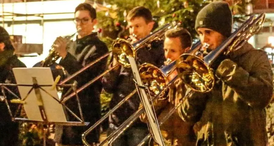 Giovani studenti del Conservatorio oggi al Mercatino
