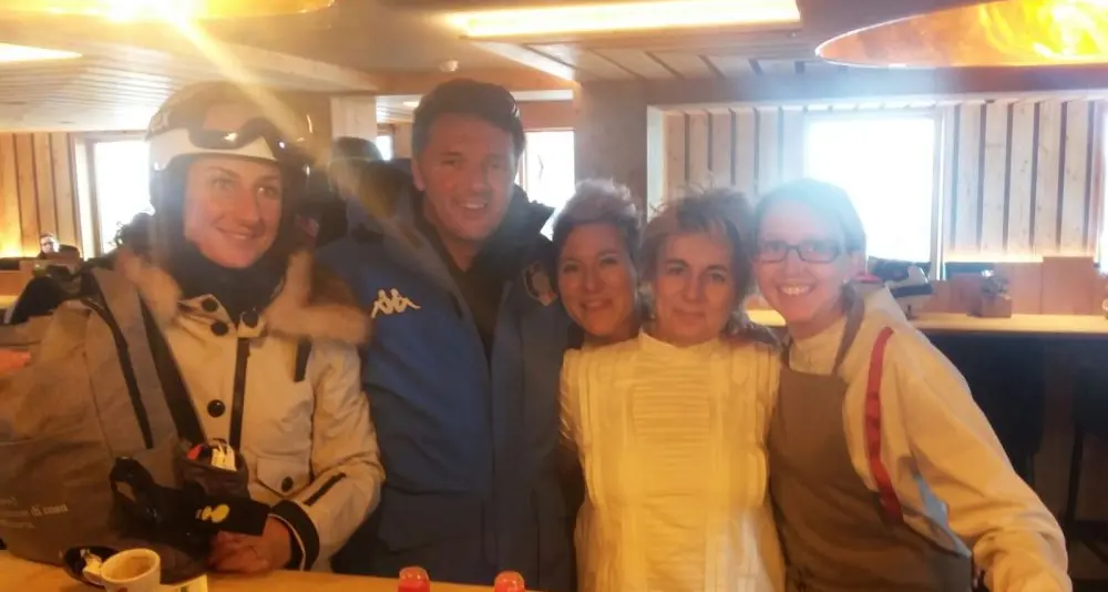 Renzi, Capodanno all' Alpe di Siusi