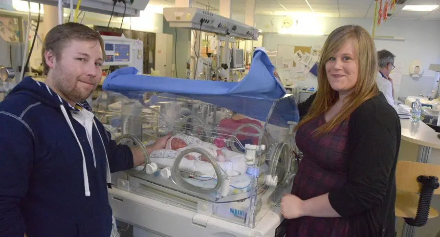 nascita bambino prematuro coppia inglese ospedale santa chiara neonatologia