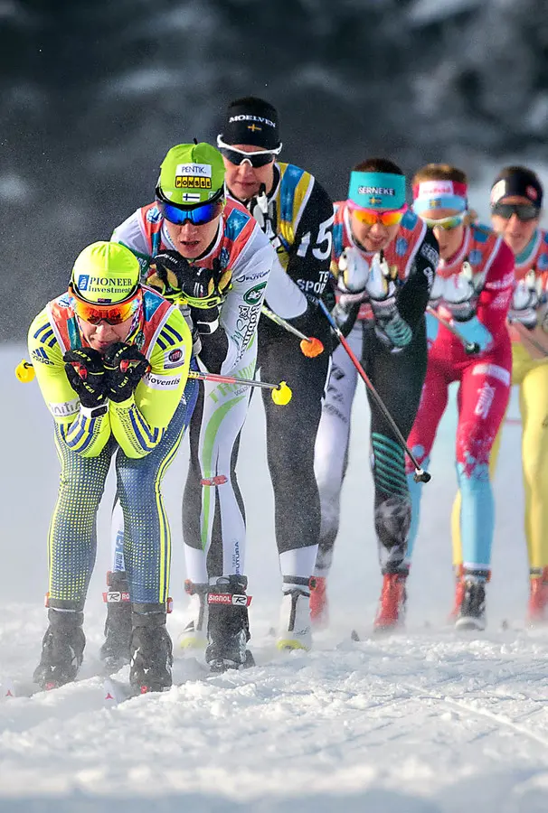 Spettacolo sulla neve fresca alla Granfondo Dobbiaco-Cortina