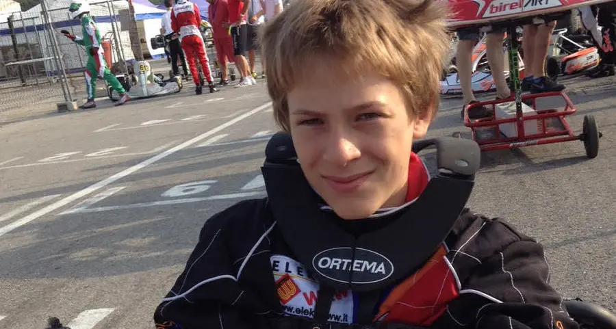 Il sedicenne De Santis nel «gotha» del kart