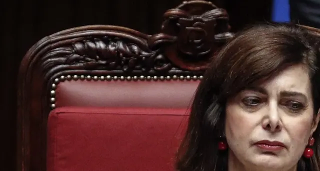 Fotomontaggio minaccioso per Boldrini