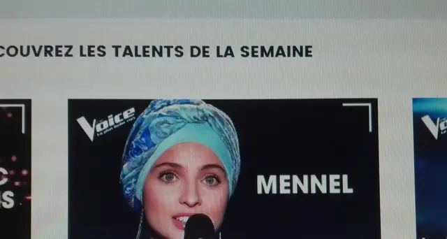 Bufera su concorrente musulmana 'Voice'