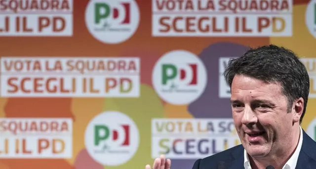 Renzi, Pd primo partito a faccia gufi
