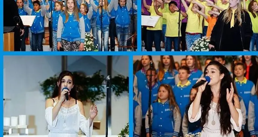 Il piccolo coro in scena dopo quattro Cd