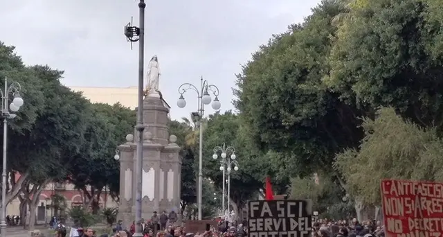 Corteo contro fascismo a Cagliari