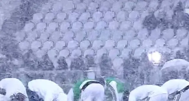 Juve-Atalanta non si gioca per neve