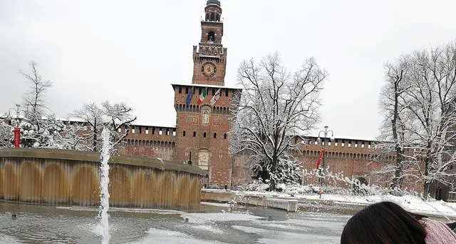 Milano nella morsa del freddo