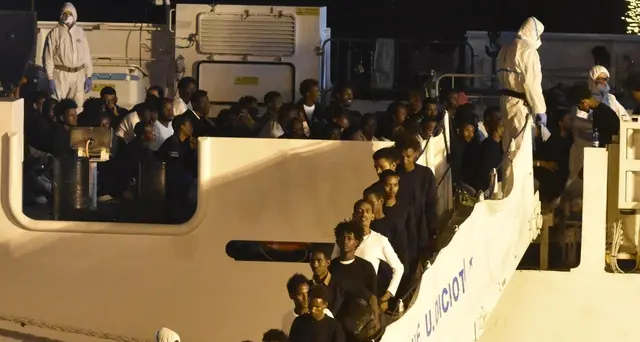 Presunti scafisti su Diciotti, 4 fermi