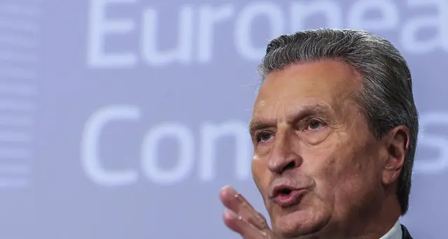 Oettinger, Italia non paga a Ue 20mld