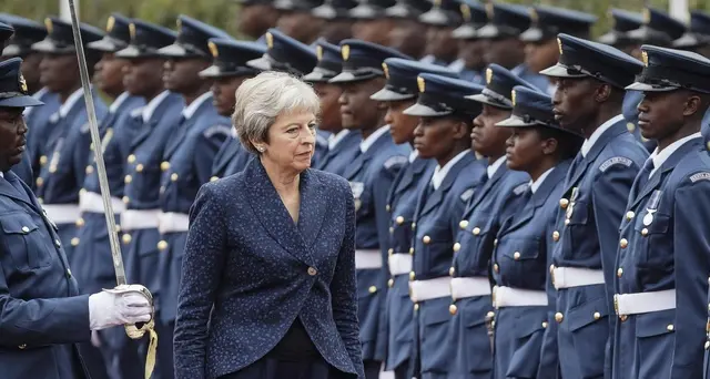 Premier britannico May in Kenya