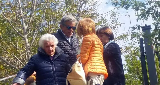Terremoto, Peppina tornata nella casetta