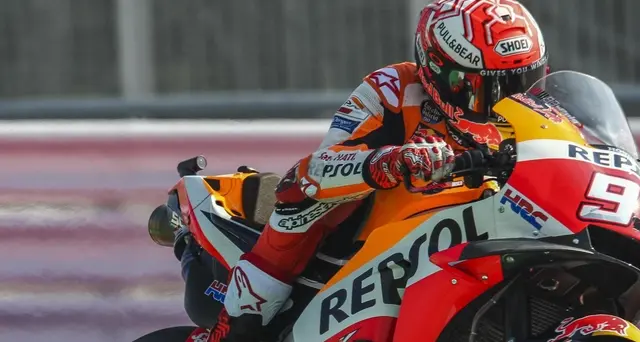 Misano: Marquez sfreccia nel warm-up