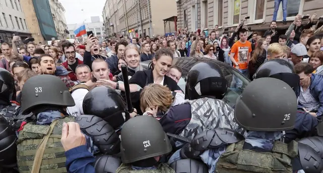 Proteste in Russia, oltre mille fermi