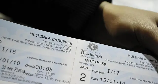 Cinema, Anec, -11,9 biglietti staccati