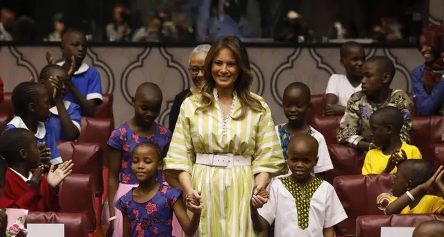 Melania Trump al Cairo, ultima tappa