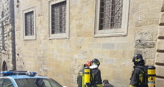 Allarme antincendio in Archivio Arezzo