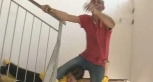 Aggredita troupe \"Striscia la notizia\"