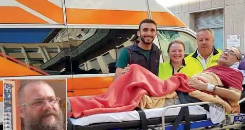 Fabio è finalmente a casa e si curerà al San Maurizio