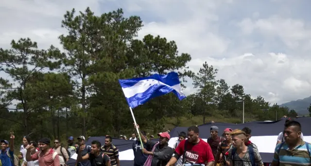 Migranti in marcia da Honduras agli Usa