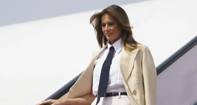Fumo in cabina, aereo Melania rientra