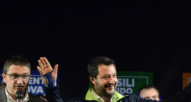 Salvini fa gli scongiuri \"Vince l'Inter\"