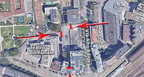 Sicurezza, passaggio Duomo chiuso su tre lati